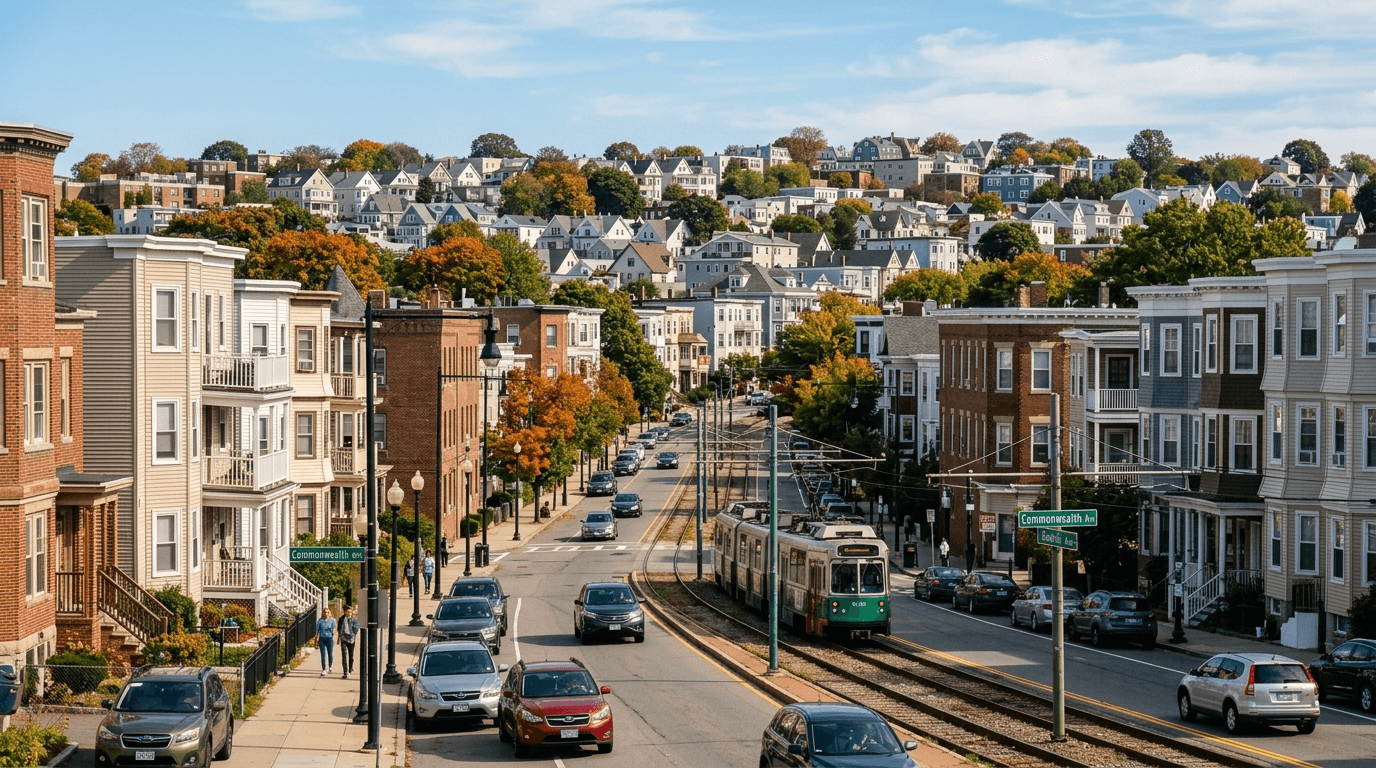 Boston MA Neighborhoods Map: Allston-Brighton Stands Apart